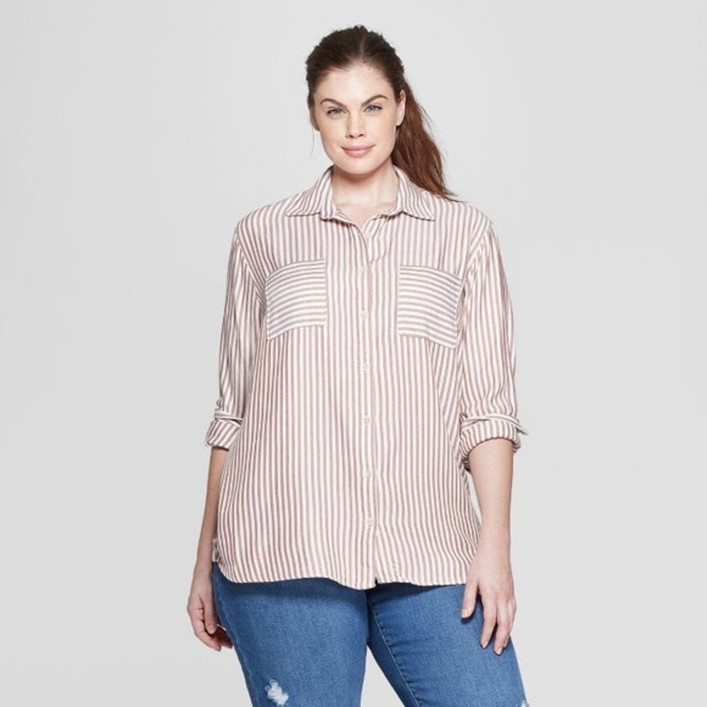 Striped Button Down